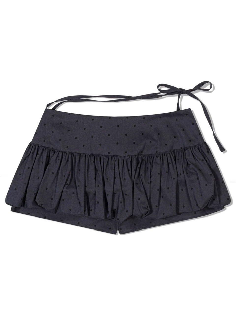 【Uglyshadow】DOTTED PUMPKIN SKIRT PANTS / 【アグリーシャドウ】ドットパンプキンミニスカートパンツ