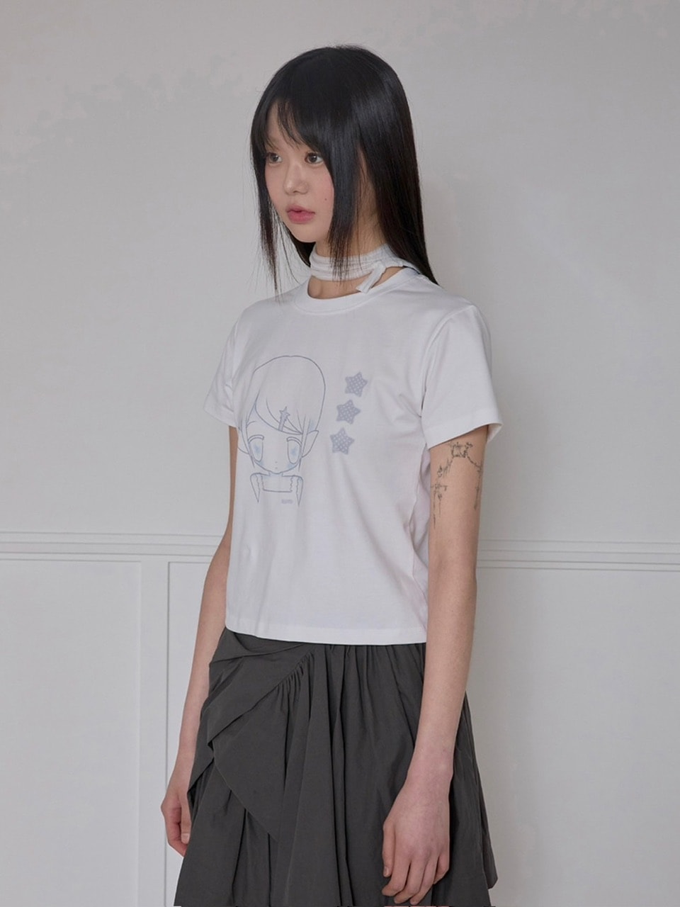 【FLAREUP】Dani T-Shirt (FL-176_ホワイト)