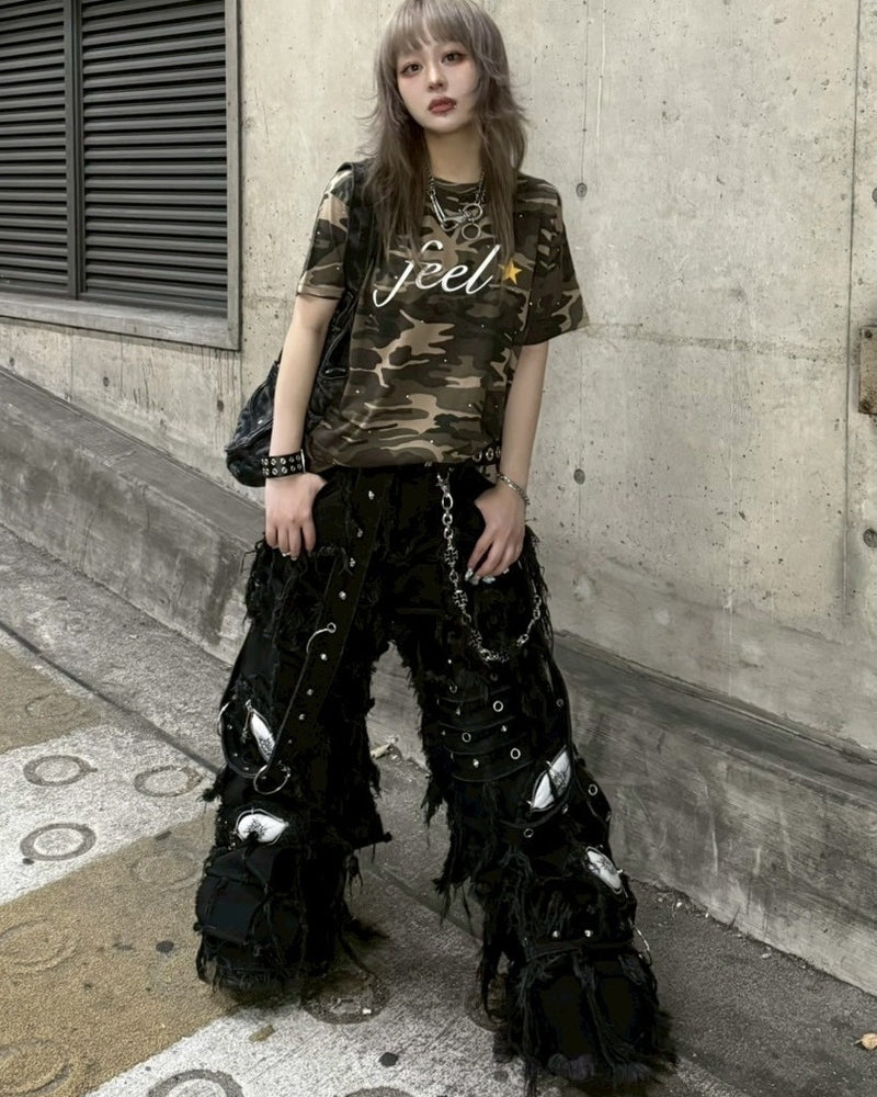 【IFEELLUCKY】Feel twinkle tshirt 1/ 【アイフィールラッキー】フィールトゥインクルロゴ半袖Tシャツ