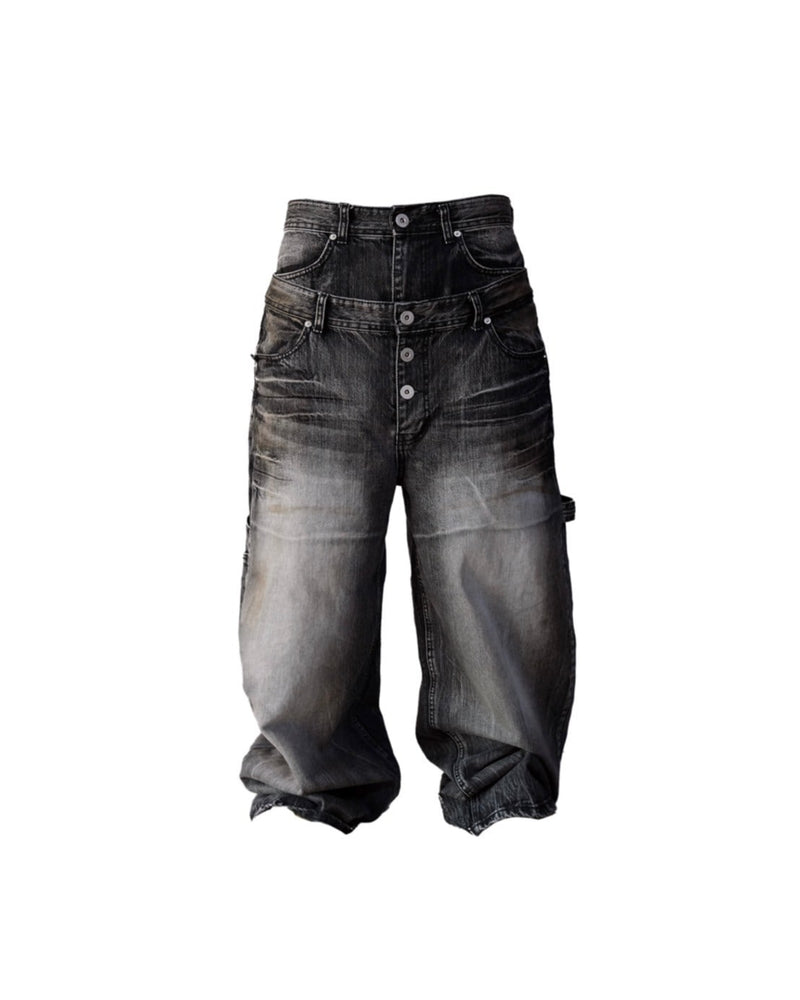 【IFEELLUCKY】Big x2 Double carpenter pants / 【アイフィールラッキー】ビック×2ダブルカーペンターパンツ