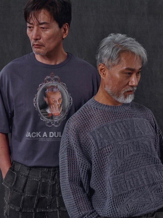 【AJOBYAJO】Total Logo Drop Needle Sweater / 【アジョバイアジョ】トータルロゴドロップニードル長袖セーター