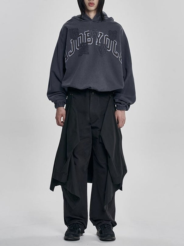 【AJOBYAJO】Shirt Layered Pants / 【アジョバイアジョ】シャツレイヤードスラックスパンツ