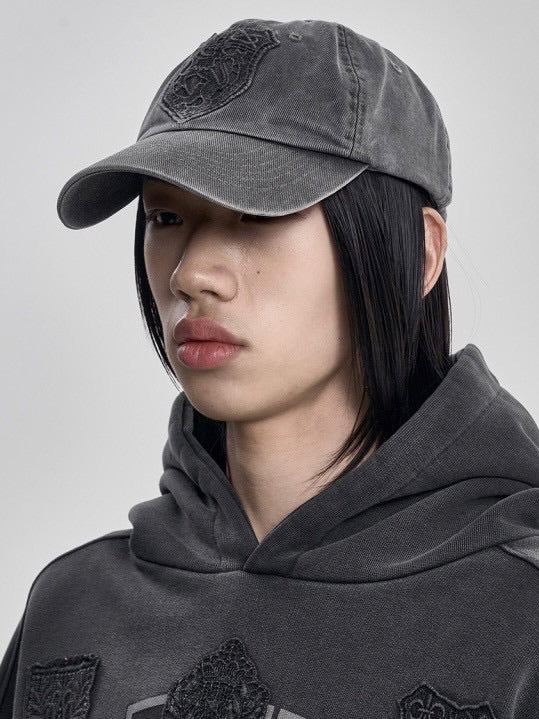 【AJOBYAJO】Wappen Washed Cap / 【アジョバイアジョ】ワッペンウォッシュドキャップ