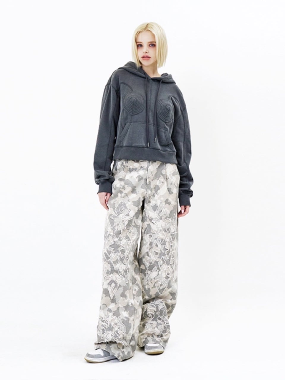 【E RIN AI E】JPG CORSET HOODIE