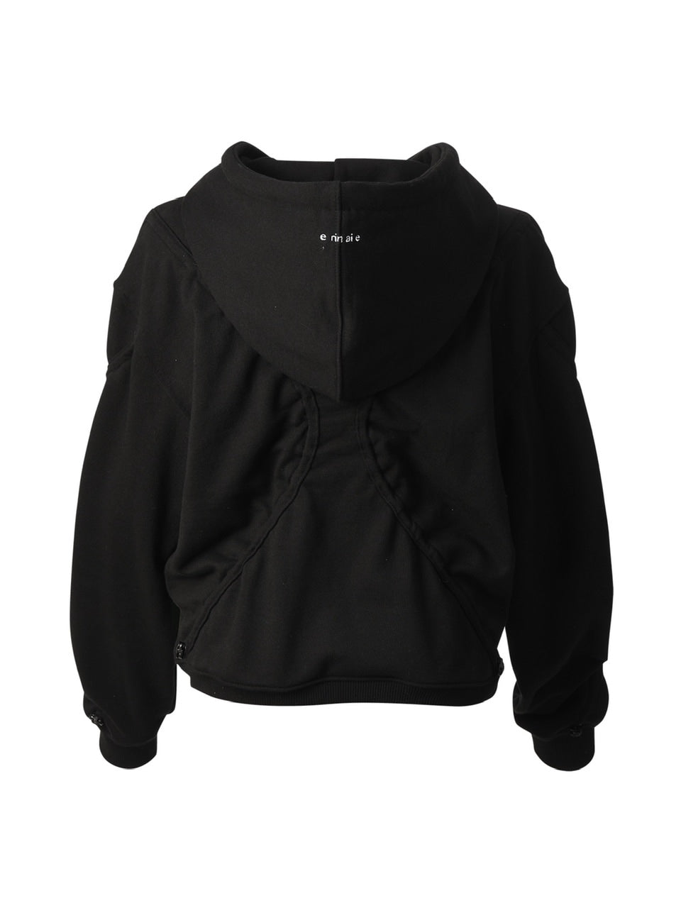 【E RIN AI E】GATE SHIRRING HOODIE