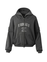 【E RIN AI E】STACK E HOODIE ZIP UP