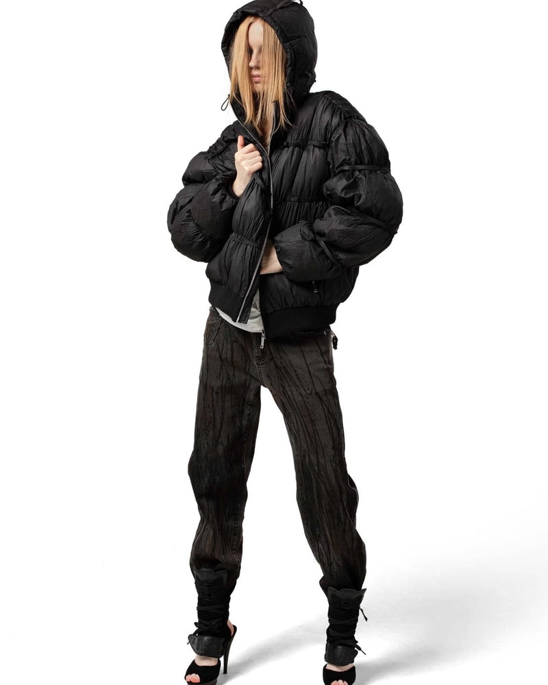 【RACER WORLDWIDE】Puffer Jacket X【レーサーワールドワイド】パファーダウンジャケット