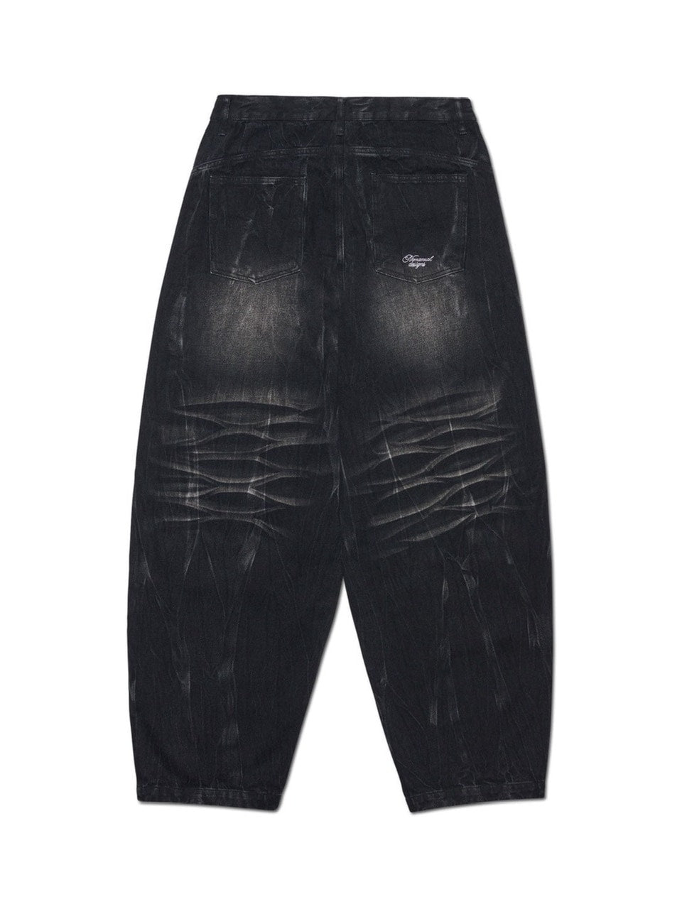 【NOMANUAL】 WASHED JUMBO DENIM PANTS