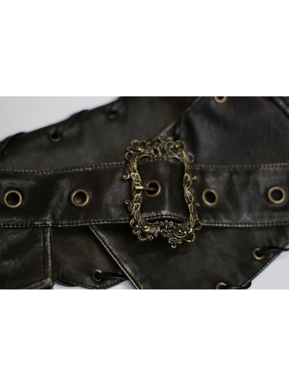 【Cest Nous】Leather Corset Belt / 【セヌー】コルセットベルト
