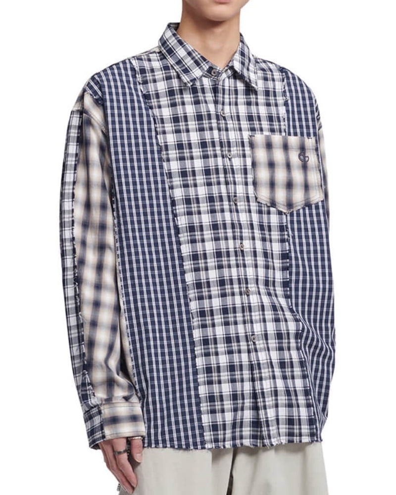 【NOMANUAL】RAW EDGE CHECK SHIRT