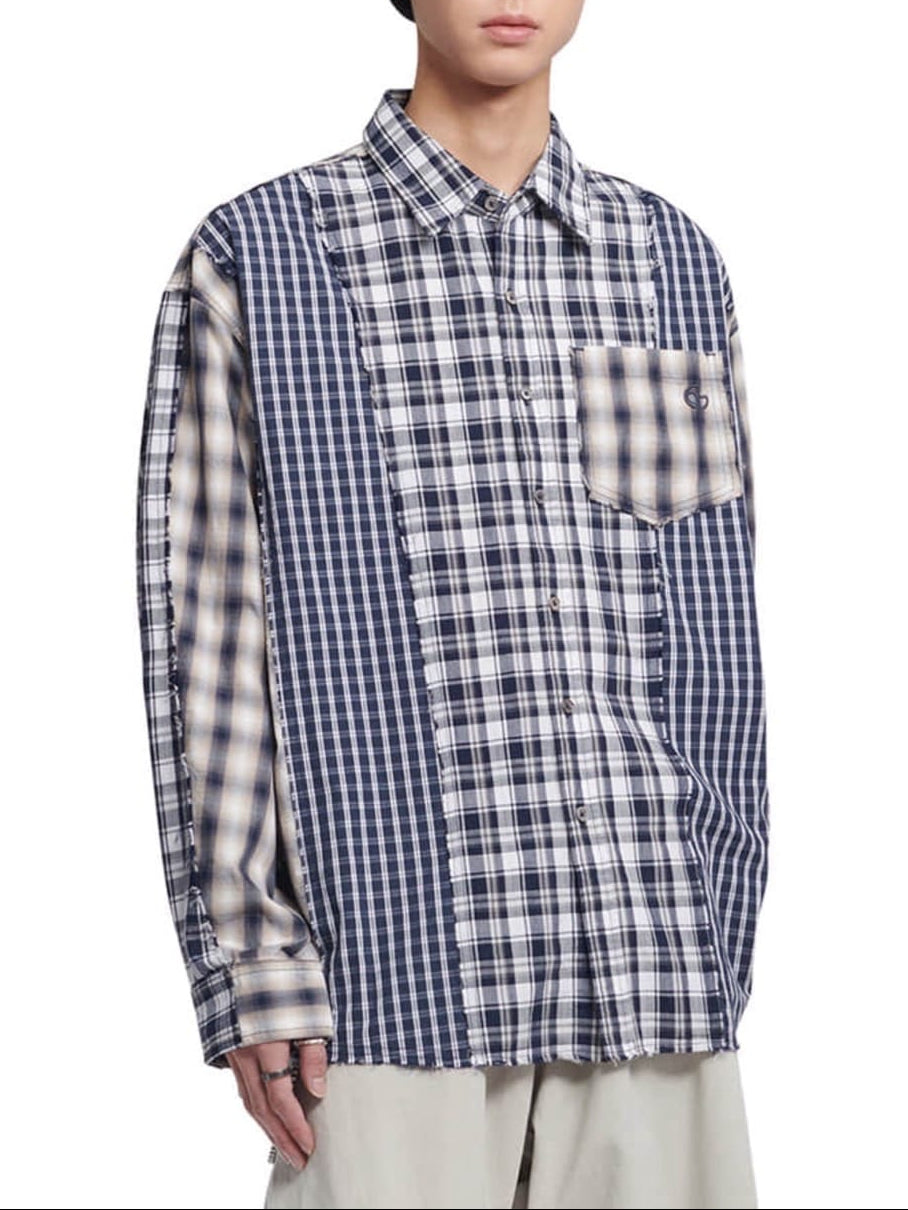 【NOMANUAL】RAW EDGE CHECK SHIRT