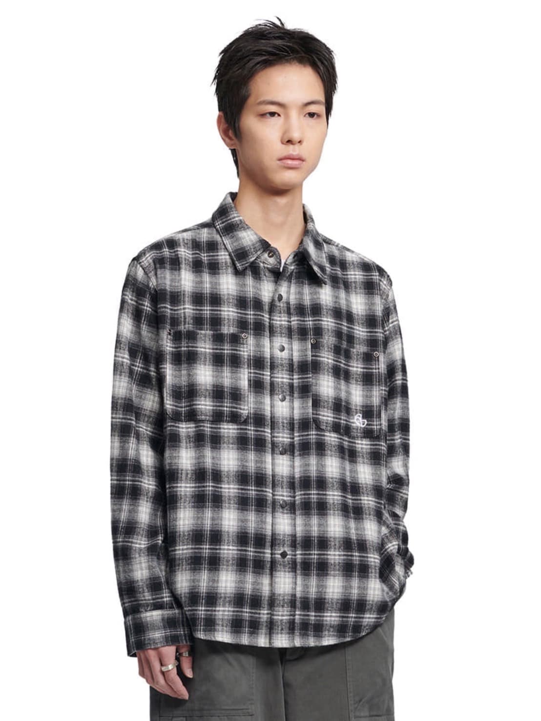 【NOMANUAL】FLANNEL CHECK SHIRT JACKET