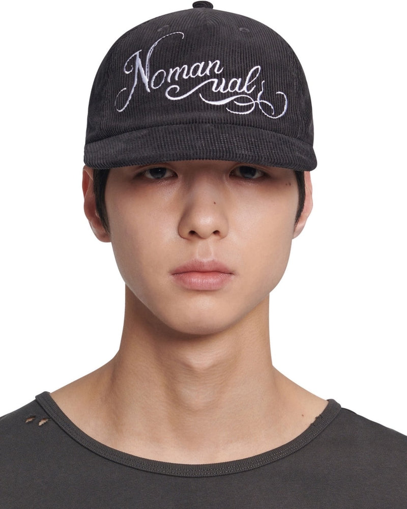 【NOMANUAL】STEM CORDUROY BALL CAP
