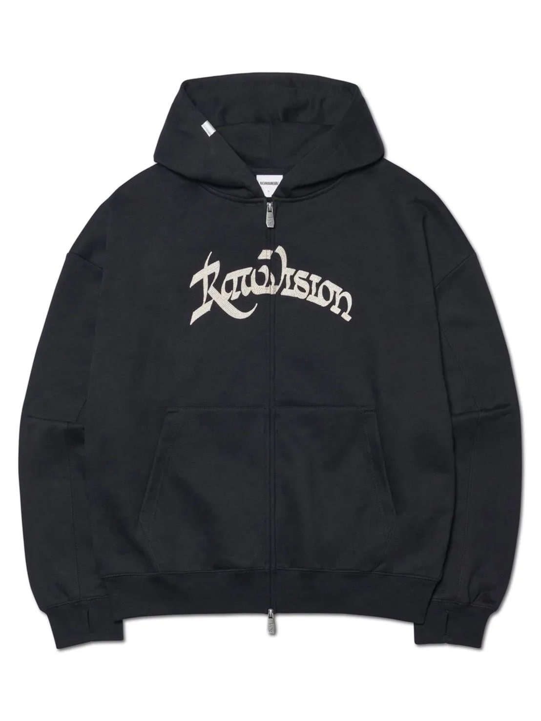 【NOMANUAL】R.V CHAIN STITCHED HOODED ZIP-UP