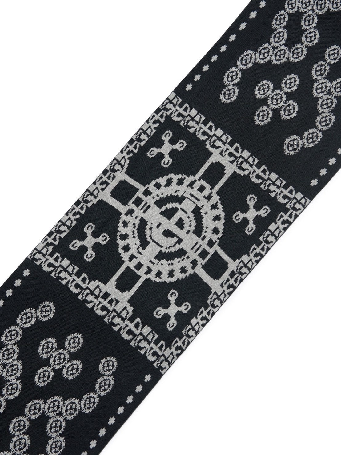 【NOMANUAL】GEAR PATTERN JACQUARD MUFFLER