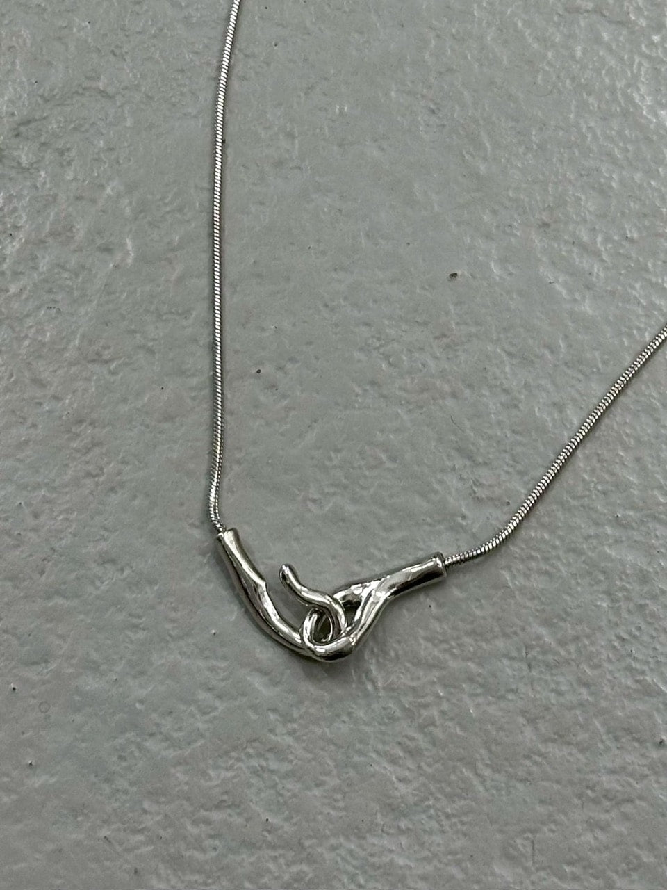 受注制【LUV CODE】snake chain necklace