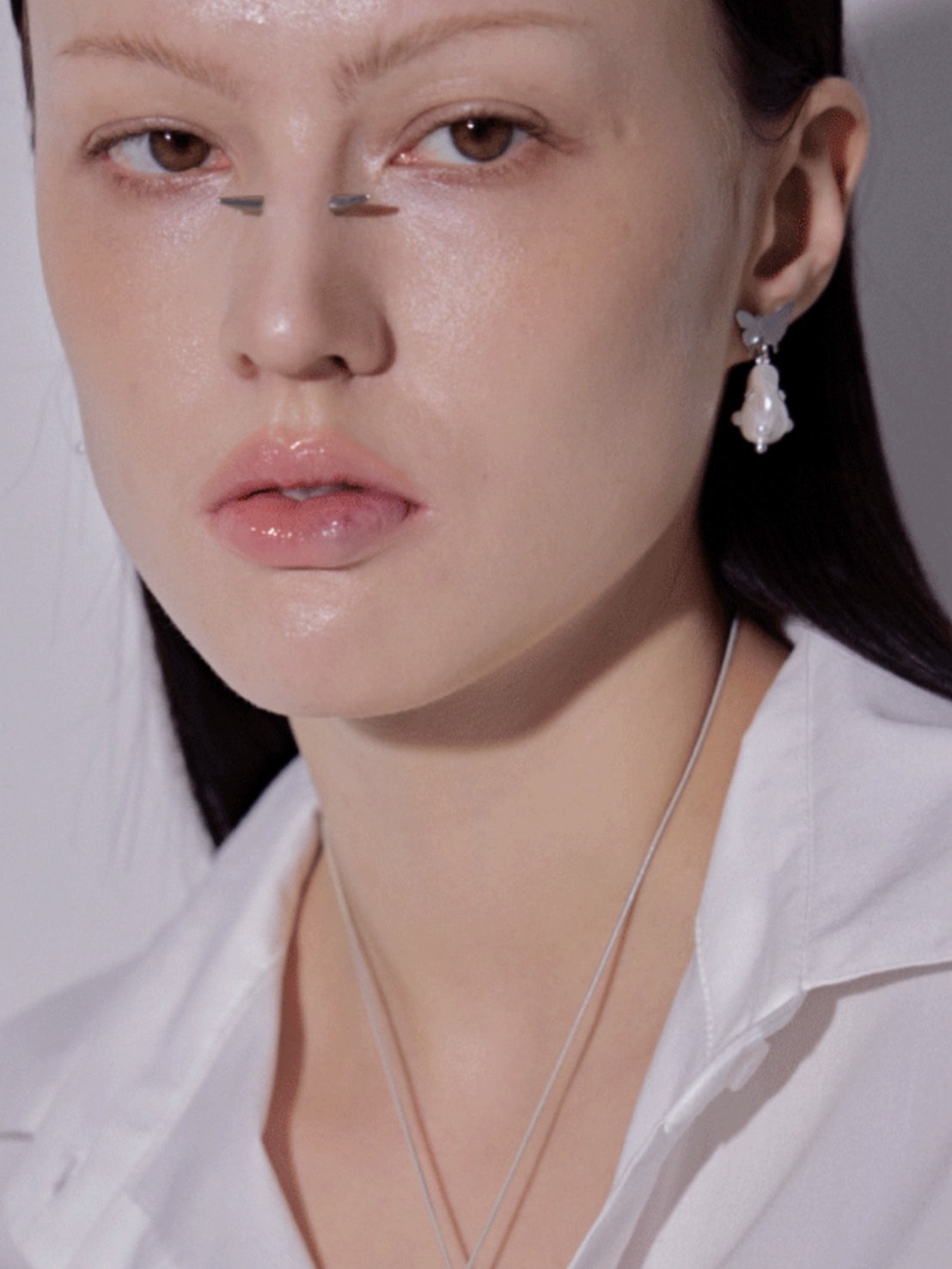 【PEG LEG】butterfly pearl earring