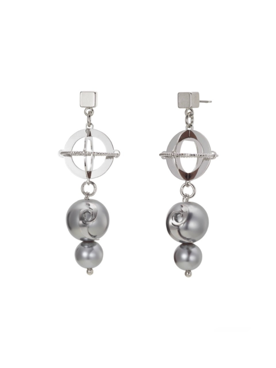 【PEG LEG】snowman planet earring