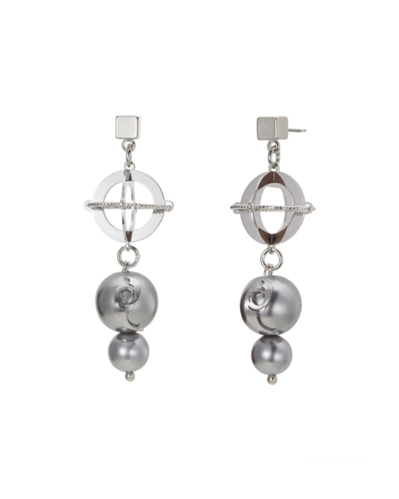 【PEG LEG】snowman planet earring