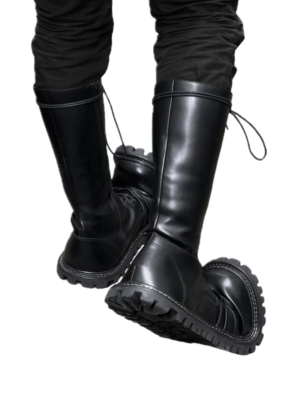 【ROMBAUT】RAGE / 【ロンバート】クラッシュドトゥミドルブーツ