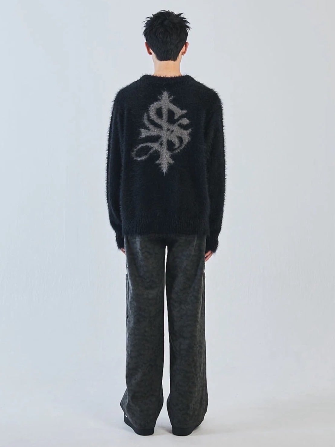【SUPPLIER】Cross Shaggy Knit / 【サプライヤー】クロスロゴシャギーニット