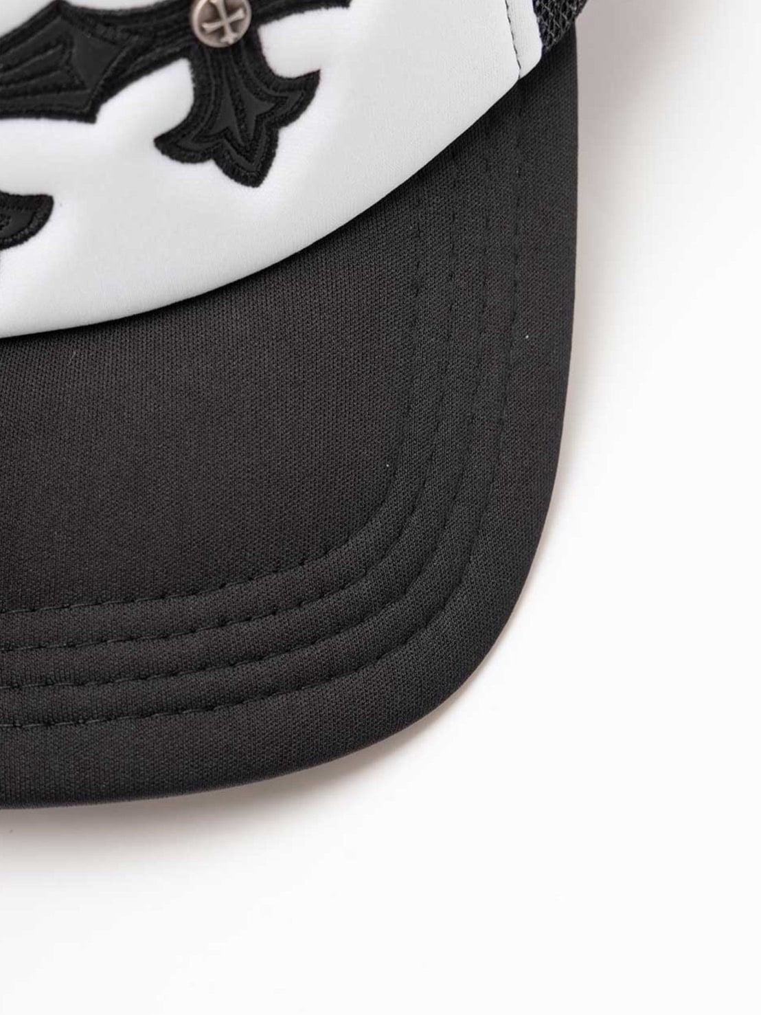 1/30 再入荷【SUPPLIER】Cross Leather Patch Mesh Cap / 【サプライヤー】クロスパッチメッシュキャップ