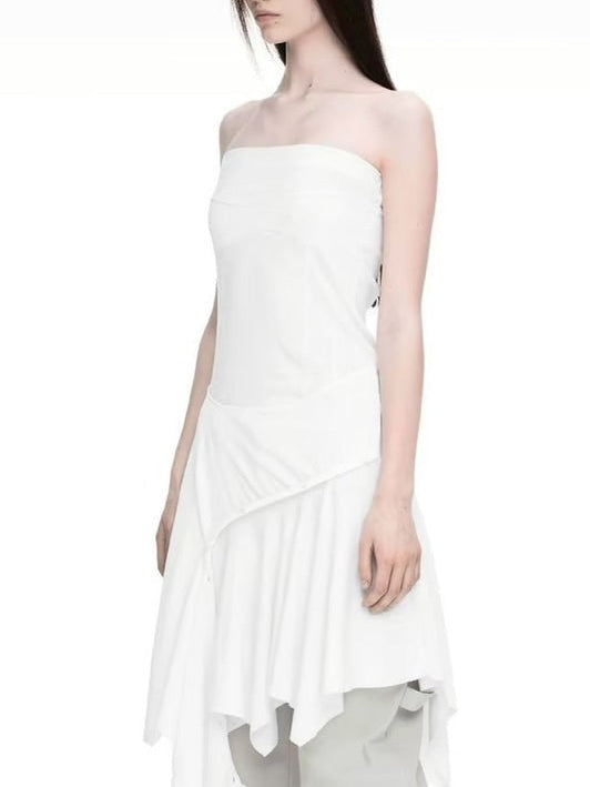 【NACHE】BUSTIER LAYERED DRESS