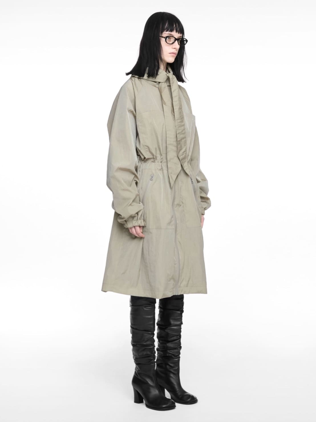 【NACHE】TIE FIELD COAT (UNISEX)