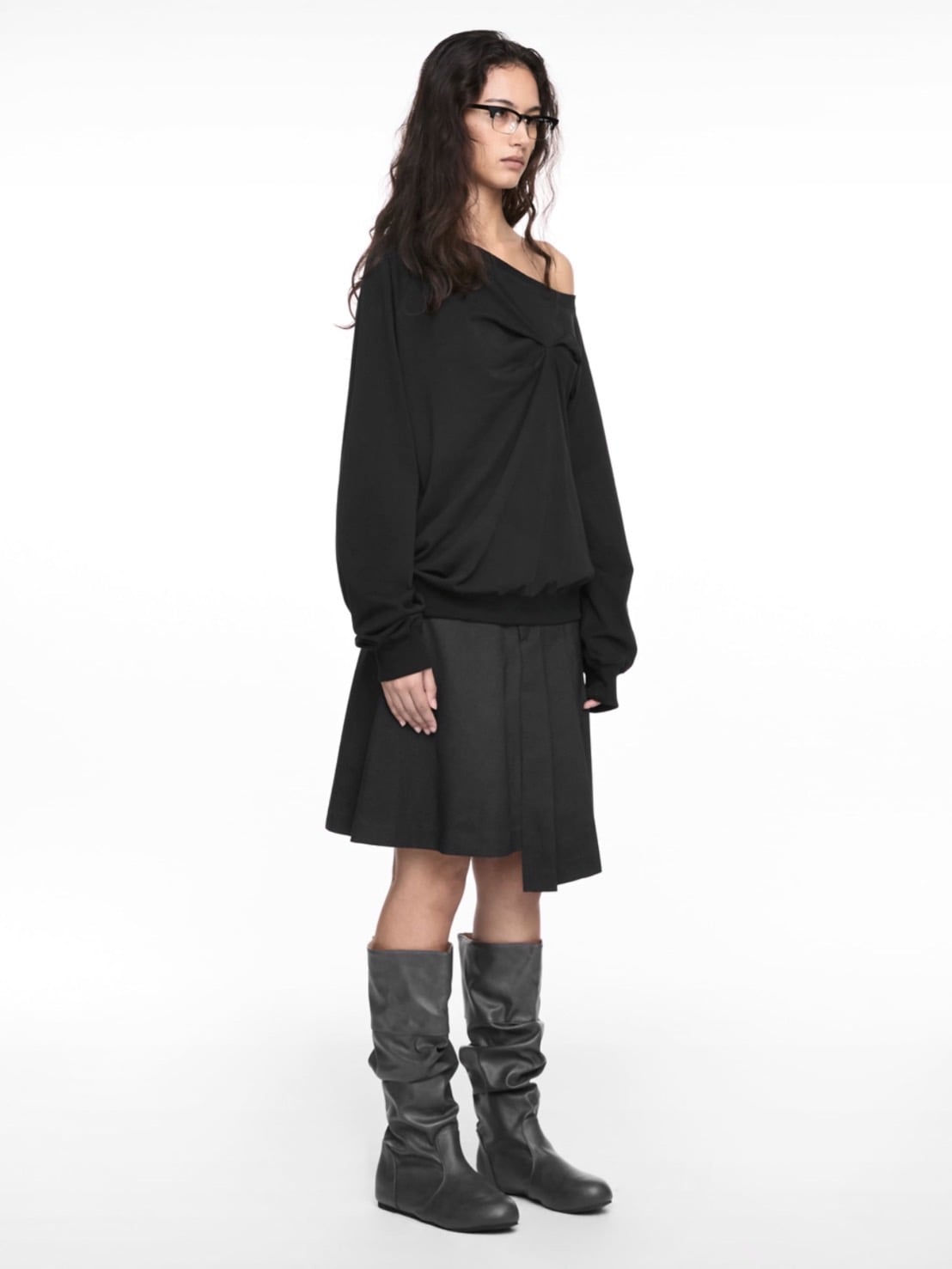 【NACHE】PINCHED LONG SLEEVE