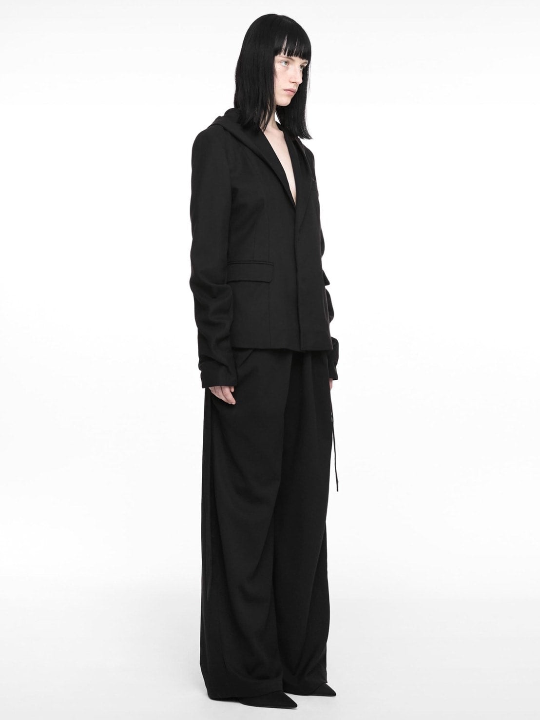【NACHE】DRAPING WIDE PANTS