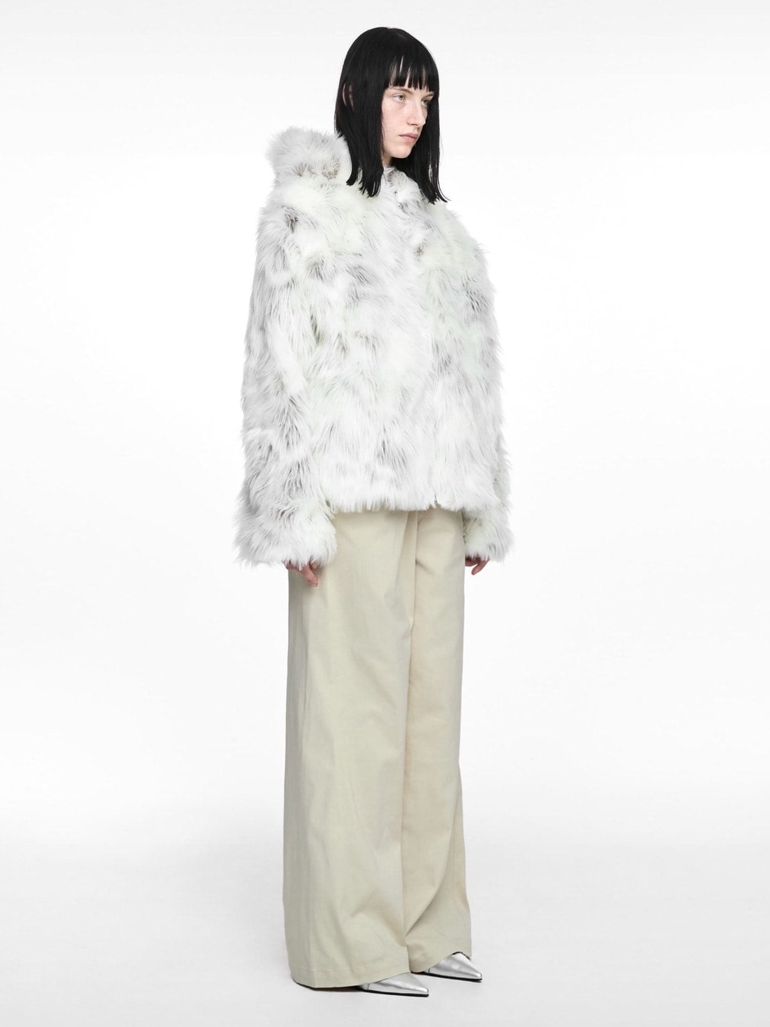 【NACHE】FOLDED WIDE PANTS (UNISEX)