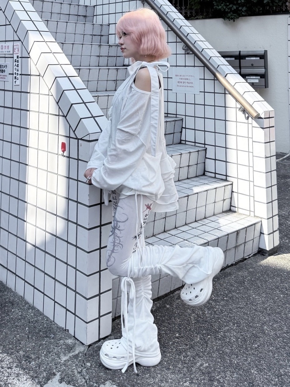 受注制【nmtc +】vintage cross long sleeve / 【エヌエムティーシープラス】ビンテージクロスデザイン長袖Tシャツ