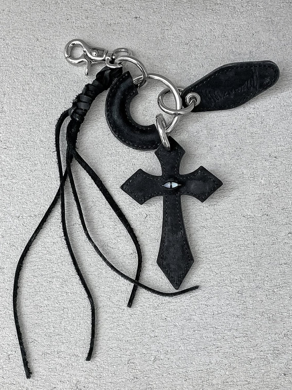 UNIZ】Cross Eye Key Chain / 【ユニズ】クロスアイズフリンジキー