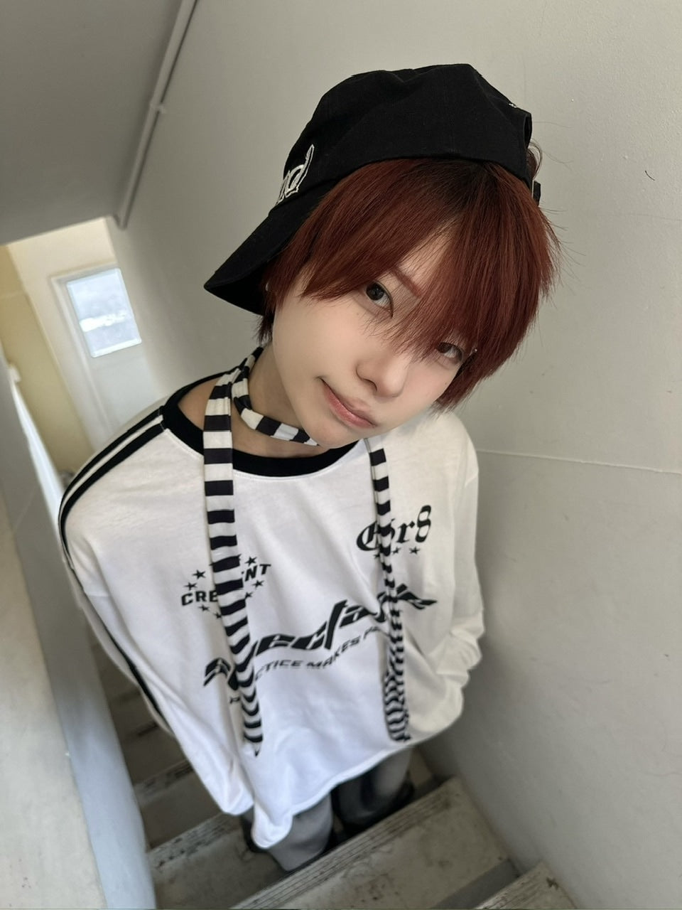 受注制【LUV CODE】sports long sleeve tee (3color)