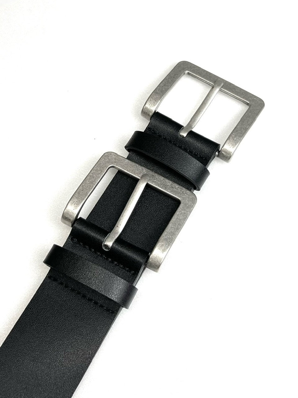 受注制【Chikashitsu +】double buckle belt / 【チカシツプラス】ダブルバックルベルト