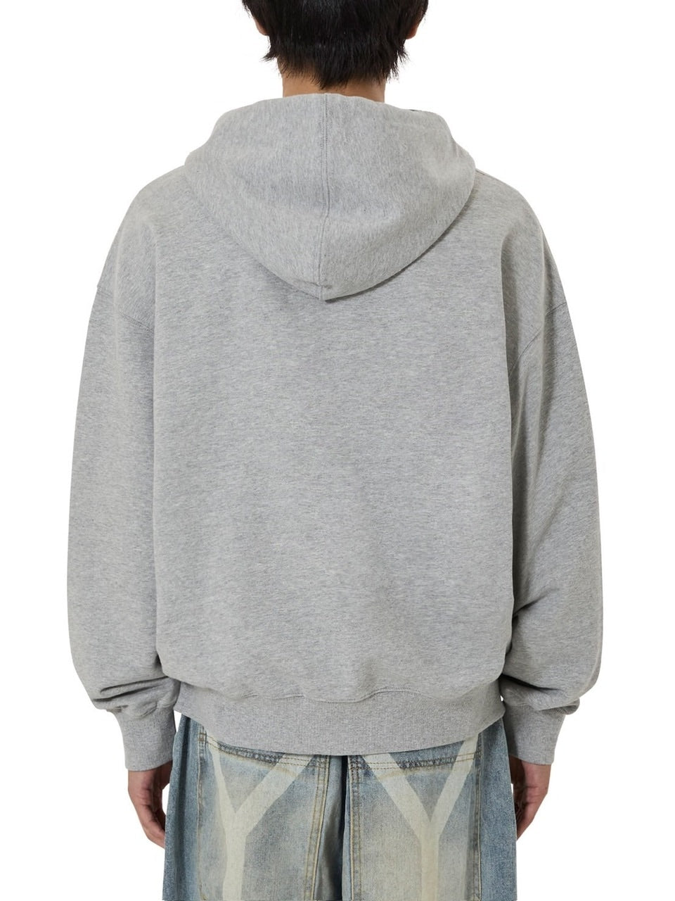 【OY】FLANNEL CHECK LOGO HOODIE ZIP UP