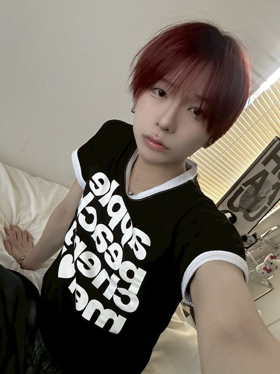 受注制【LUV CODE】fruit linger tee (2color)