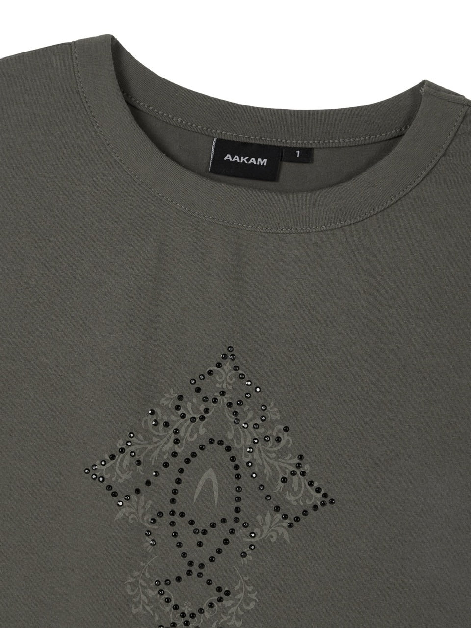 【AAKAM】Studded CROS2 Half Top