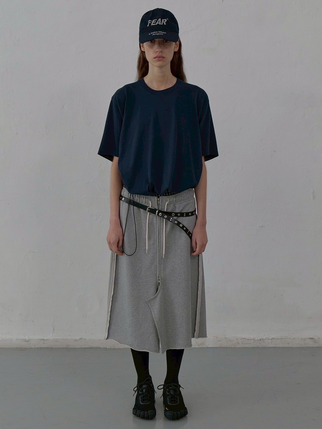 【LCDC】RAW CUT DETAIL JERSEY SKIRT / 【エルシーディーシー・ティーエム】ローカットディティールスウェットスカート