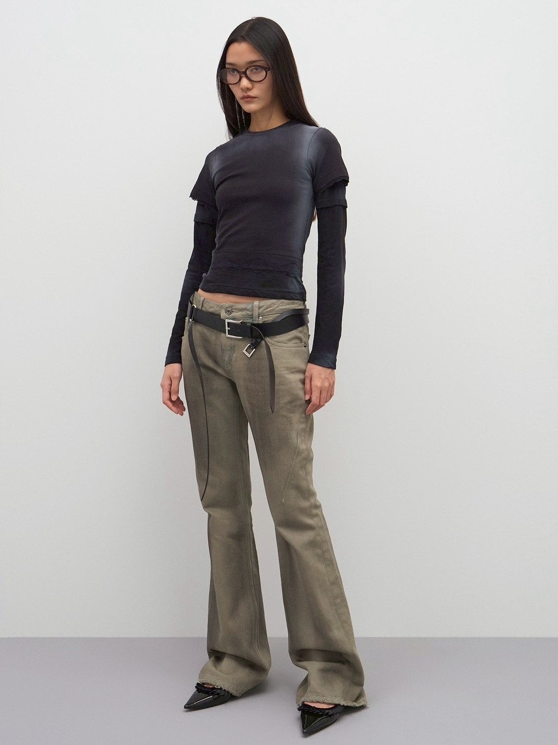 【LCDC】DIRTY WASHED BOOT-CUT DENIM / 【エルシーディーシー・ティーエム】ダーティウォッシュブーツカットデニム