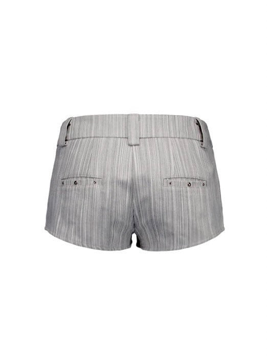 【SETUP‐EXE】STRIPED STUDDED SHORT PANTS / 【セットアップエグゼ】ストライプスタッヅショートパンツ