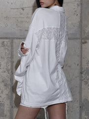 【FANCY CLUB】BACK CROSS OVER FIT COLLAR TEE / 【ファンシークラブ】バッククロスオーバーフィットカラー長袖Ｔシャツ