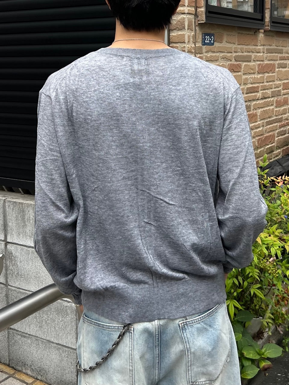 受注制【Chikashitsu +】wool blend cardigan / 【チカシツプラス】ウールブレンドカーディガン (2color)