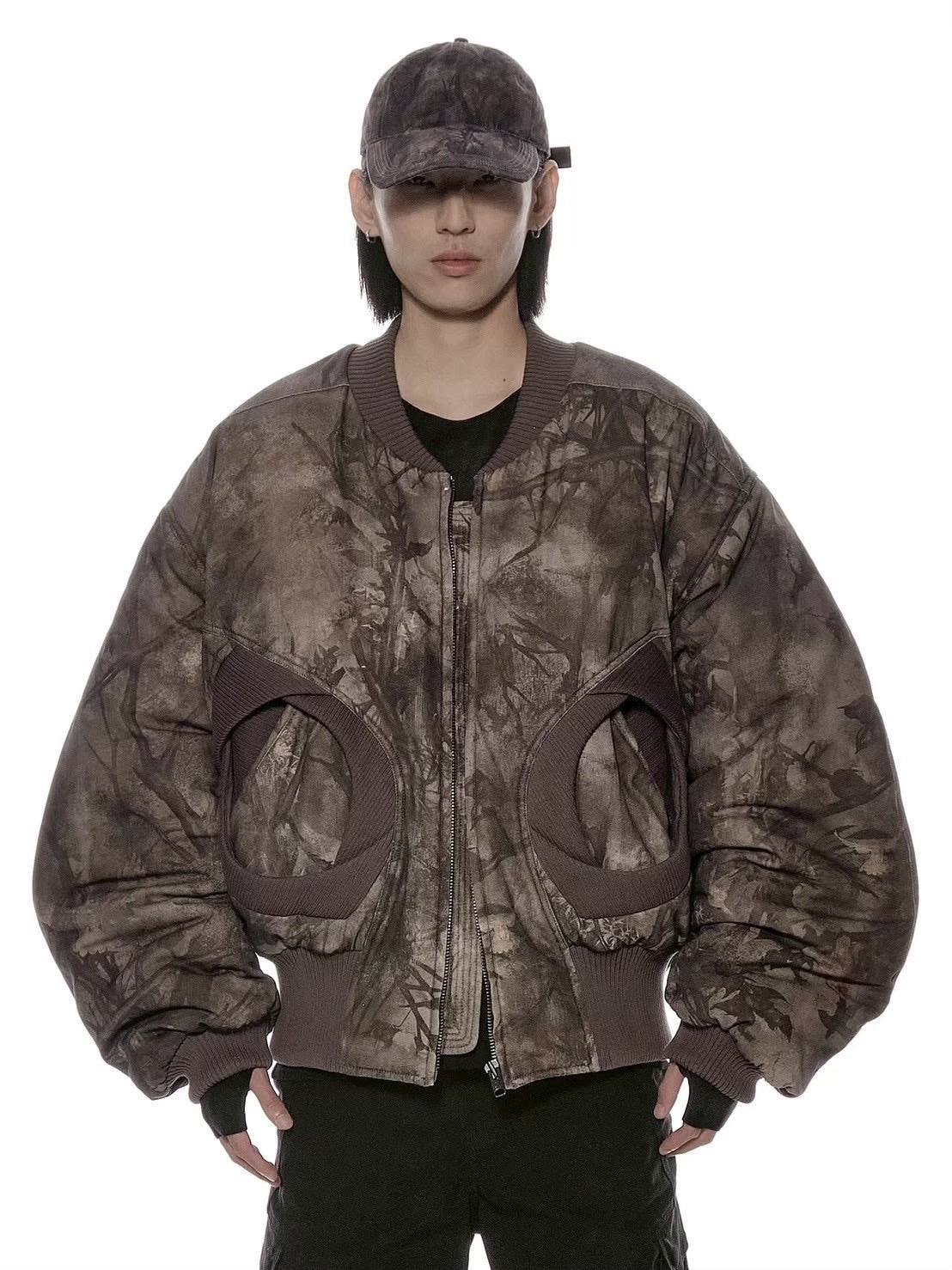 【d5ove】FORESTCAMO Cotton Jacket / 【ダヴ】リアルツリーデザインポケットブルゾン
