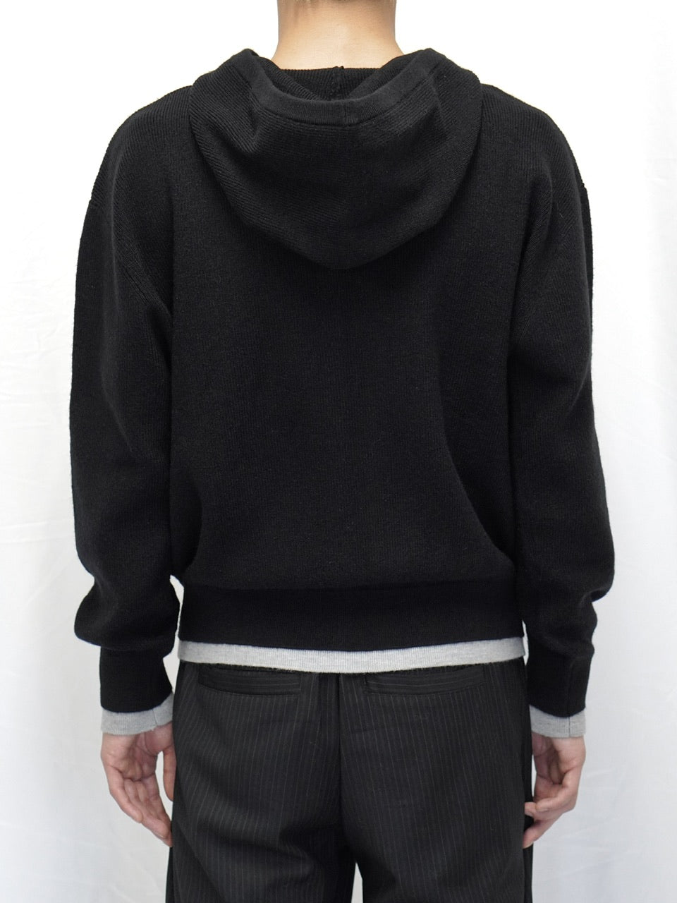 【CS】layered knit zip hoodie CS】layered knit zip hoodie – PRESSING WEB SHOP
