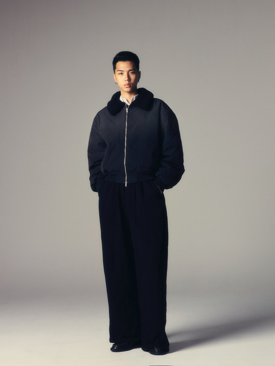 【CS】gradation boa blouson