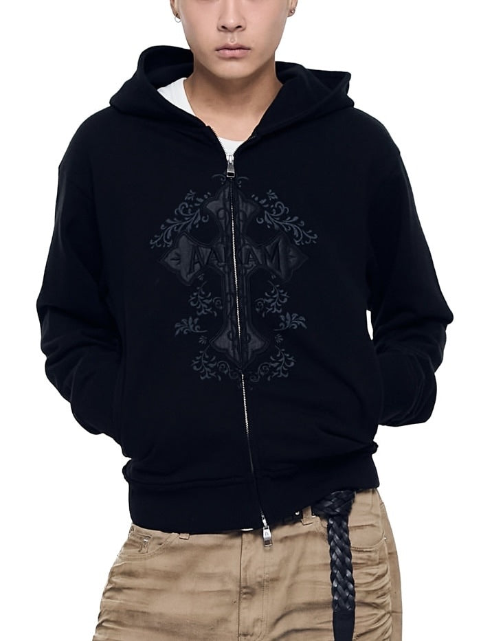 12/21再入荷【AAKAM】AKM CROS2 Zip-Up Hoodie