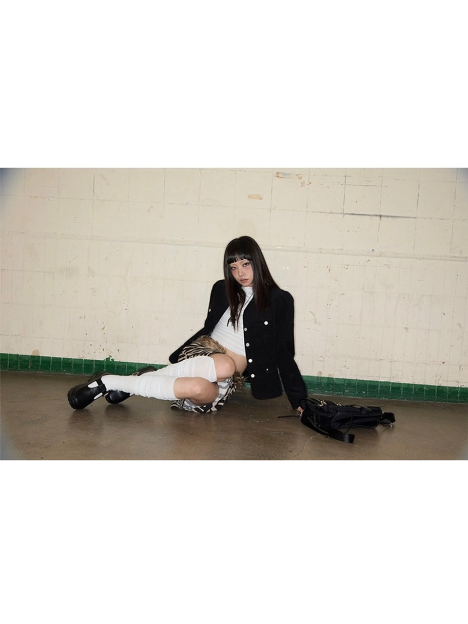 【NOT KNOWING】Double Belted Moto Backpack / 【ノットノーイング】ダブルベルトモトバックパック