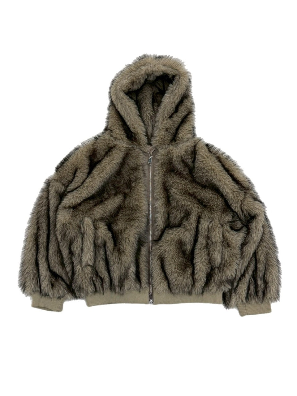 受注制【Chikashitsu +】oversized hooded fur blouson / 【チカシツプラス】オーバーサイズフーデッドファーブルゾン (4color)