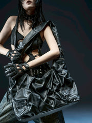 【RICH】Crinkle Leather Bag / 【リッチ】コーティングショルダーバッグ